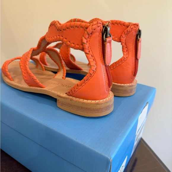 Jack Rogers Gladiator Sandal Coral size 7 NEW Worn once. Includes Original box - Picture 6 of 9